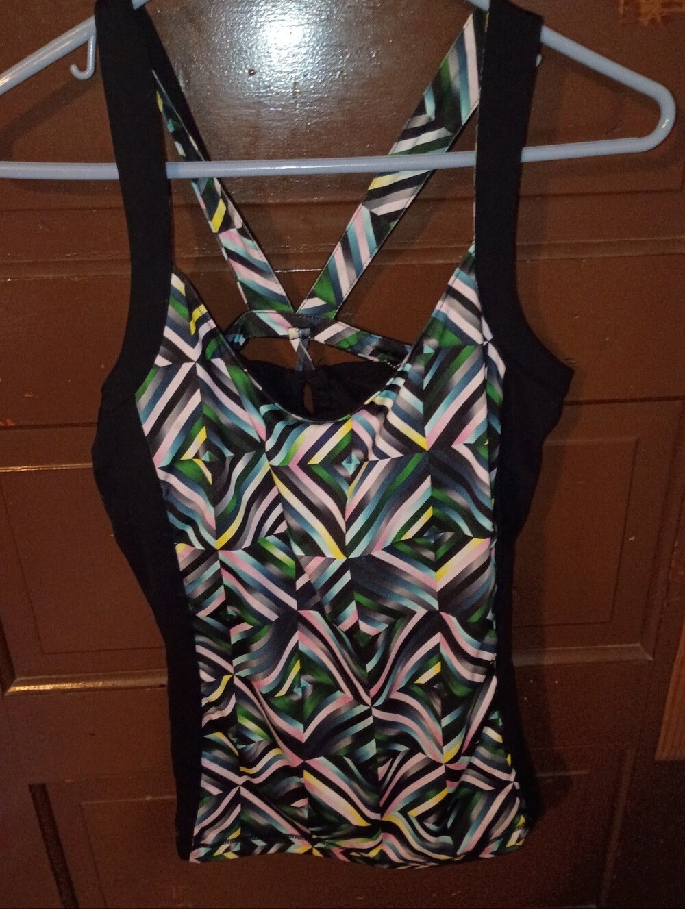 EUC Cynthia Rowley Multicolor Tankini Top M